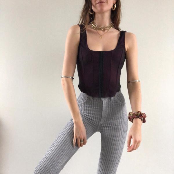 Winter Thickened Ladies Casual Pants Showing Buttocks Big Hole Women Corduroy Pants