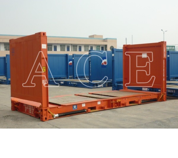 Corten Steel 20ft 40ft Used Flat Rack Containers Second Hand Floor Plywood or Steel