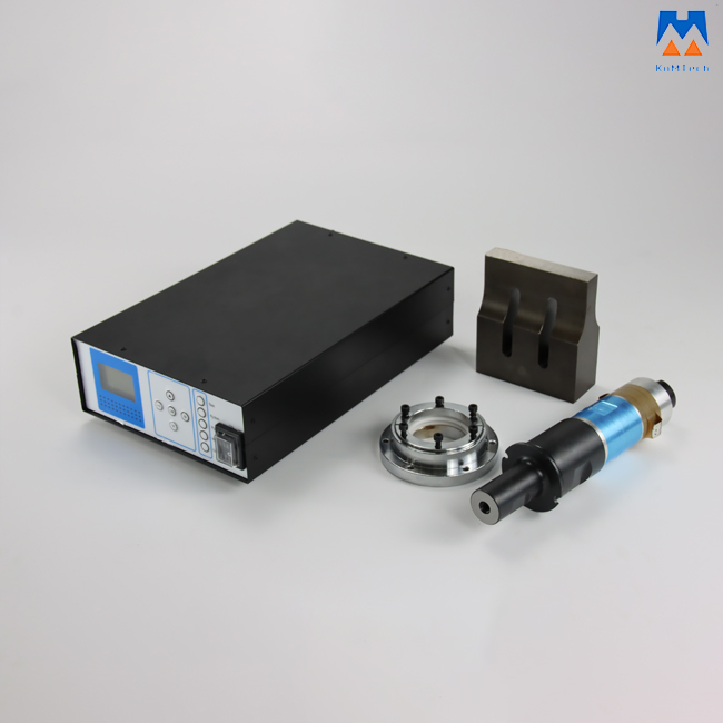 Пластиковая сваривая система 20KHz 2000W ультразвуковая прерывистая сваривая с датчиком и рожком генератора