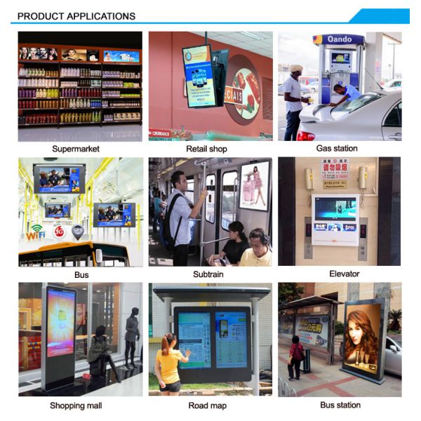 Programmable Android Elevator Lcd Advertising Display Screen 32 Inch Digital Signage Player