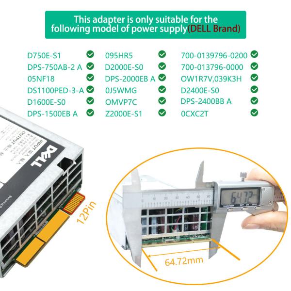Version de mise à niveau ATX 17x 6Pin alimentation électrique Breakout Board Adapter Convertisseur 12V pour Ethereum Bitcoin de minage