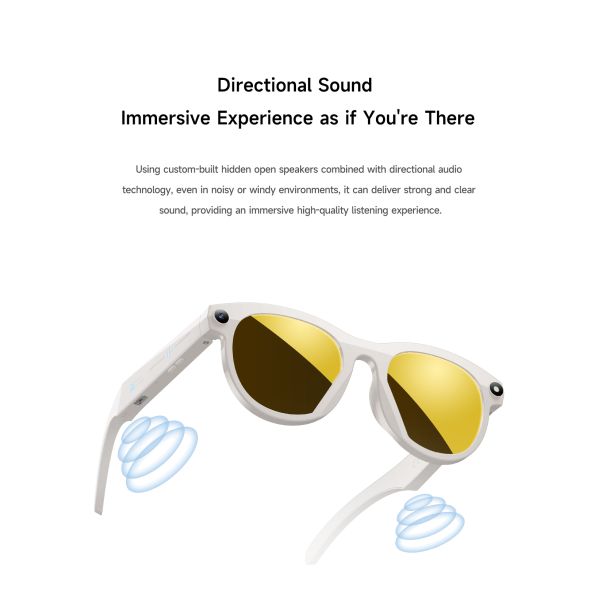 Ai Smart Glasses M88 Intelligent Object Recognition Translator Music Play Bt Calling High pixel Camera IP54 Waterproof App