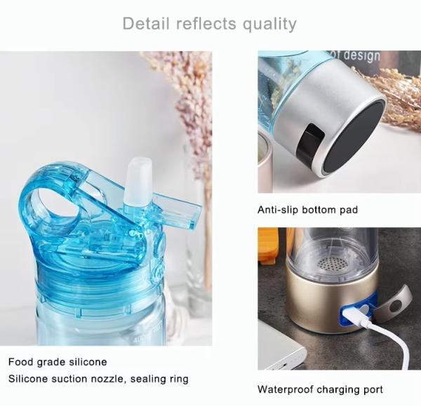 New Ionized Water Generator Three Minute Rapid Electrolysis Hydrogen Bottle Bottles For Home Office Love