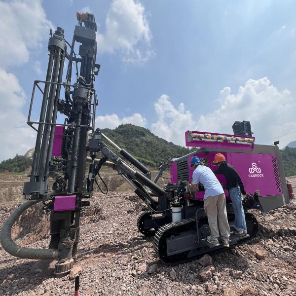 Bore Hole 30m Depth Integrated Drilling Equipment Mining Hydraulic DTH Drilling Rig