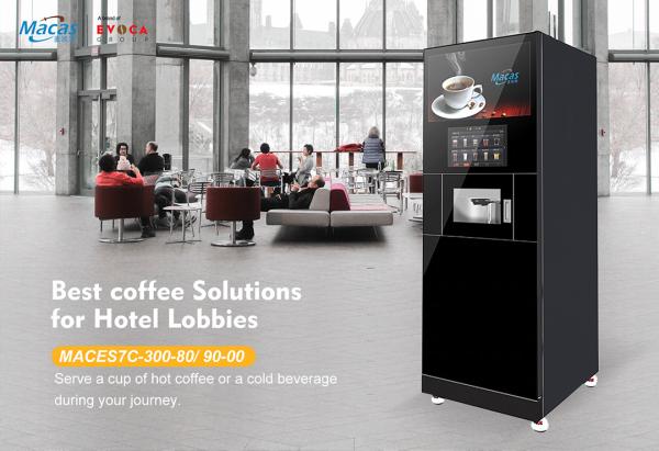 MACAS Commercial Floor Standing Coffee Machine with Advanced Technology and Self-Developed Brewer for Consistent