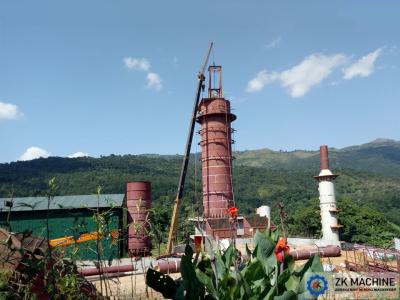 linha de produção vertical do cal da estufa de eixo 600TPD
