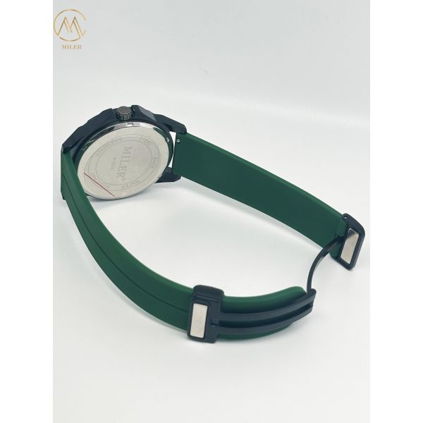 MILER Watch 1005 Sports Silicone Band Calendar 3ATM Waterproof Watch Quartz Movement