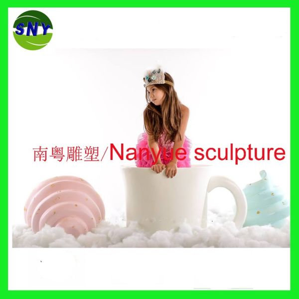 customize size fiberglass icecream as decoration statue in plaza hall or supermarket