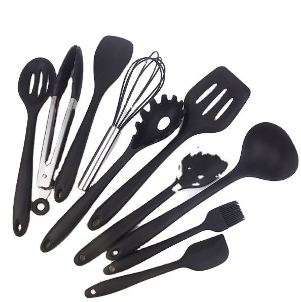 Food Grade Silicone Kitchen Utensils Set Nonstick Gadgets 12pcs