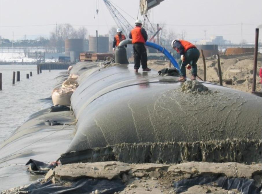3x4ft Geotube нагнетали сумку водяного фильтра для Dewatering шуги