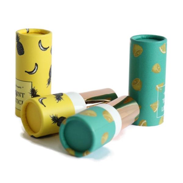 Sustainable Lipstick Paper Tube Packaging Convenient Silk Screen Printing