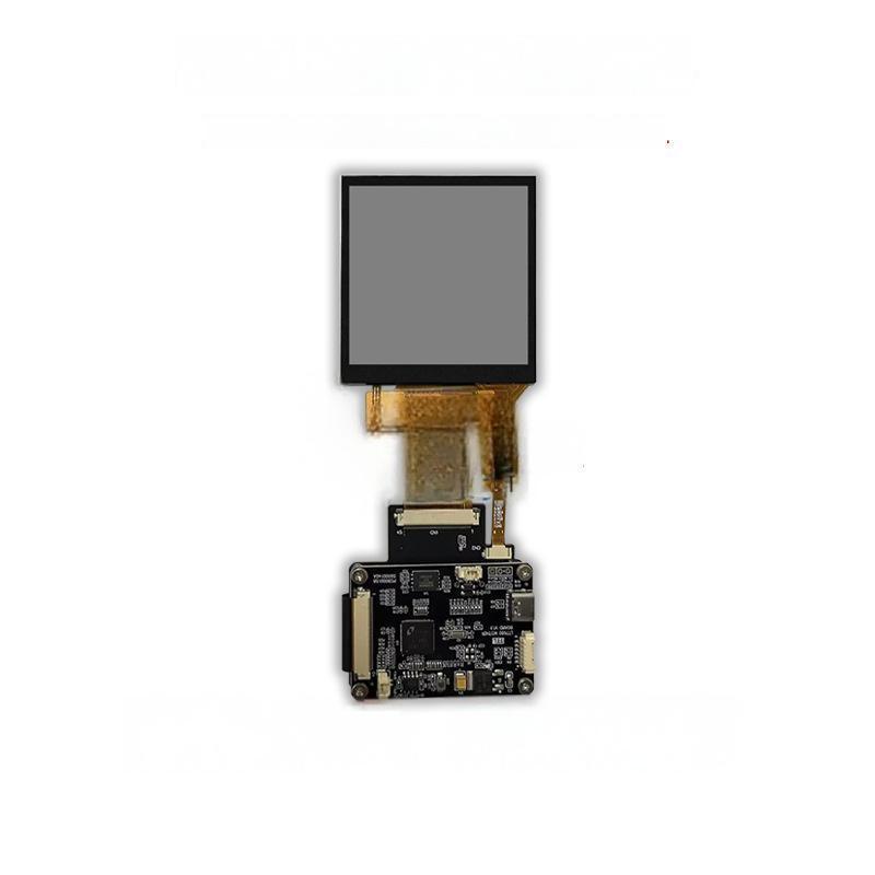 3.4-inch 480x480 serial screen, RS232 signal interface square high-brightness LCD display module with UART board