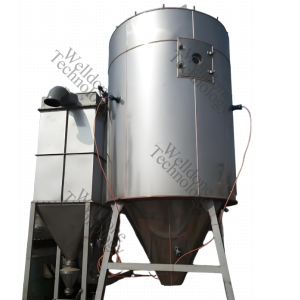 Low Cost High Efficient Centrifugal Spray Dryer with SUS316L Material for Dye Slurry