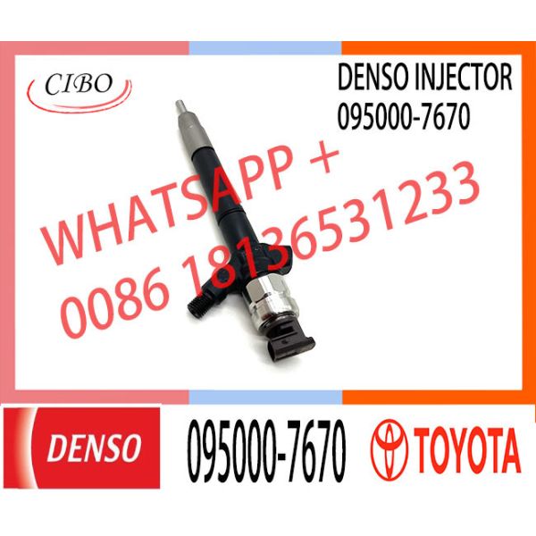 Nozzles 095000-7670 Diesel Fuel Common Rail Injector 095000 7670 0950007670 for Toyota