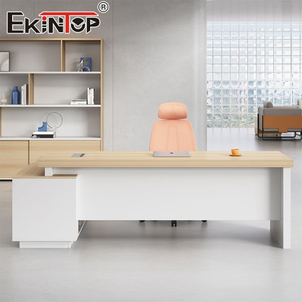 Офисный стол в форме L в стиле твердого дерева Все современные рабочие столы настройка офисного пространства