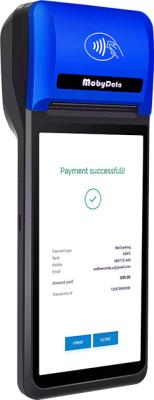 Print Receipt Android Mobile POS Terminal Wireless Pos Terminal Octa Core 1.6GHz