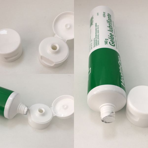 Flexo Printing Laminated Tube Packaging For Jelly With Flip Top Cap