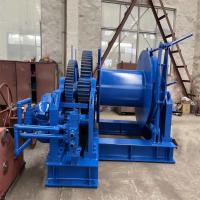 Carga avaliado personalizada Marine Hydraulic Winch Mooring Winch com único cilindro