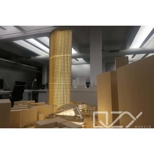Modelo de arranha-céu JKP Modelo de edifício em 3D Arquiteto