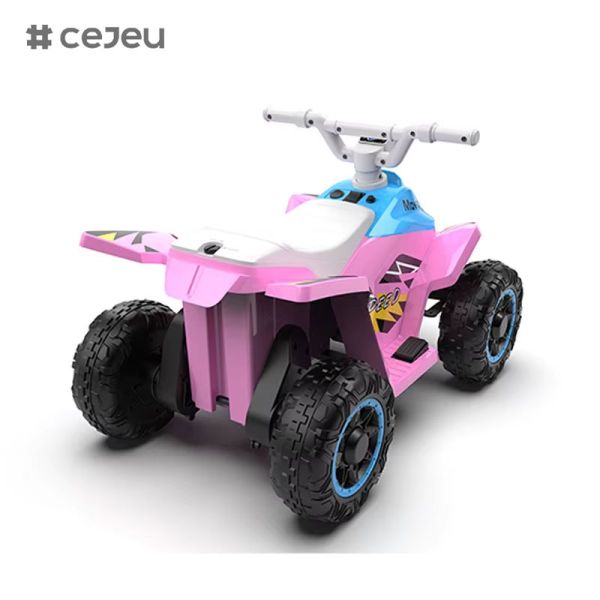CJ-YB-618 Hot Sale Factory Direct Wholesale Source Kids Mini Atv Ride on Quad Battery Power Buggy Toy Off-road Motorcycle with Music