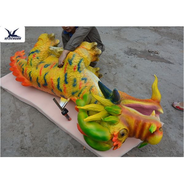 Shopping Center Atrium Simulation Dragon Motorized Animal Kids Rides Scooters