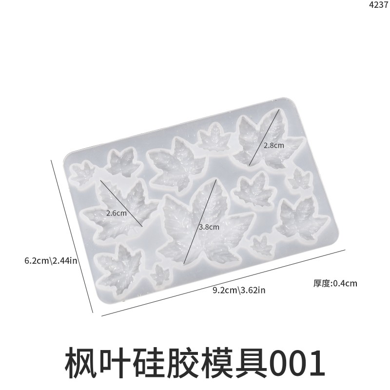 DIY Glue Mirror Halloween Skull Skull Hand Pumpkin Spider Tree Trunk Leaf Earrings Silicone Mold