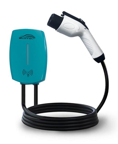 Cores personalizadas GB Padrão AC Corrente de saída 3.5kw/7kw Estação de carregamento de EV na parede