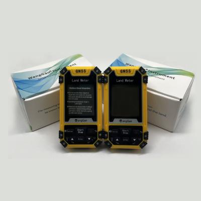 Avaliação da área da distância do instrumento de medição da terra de GNSS GPS