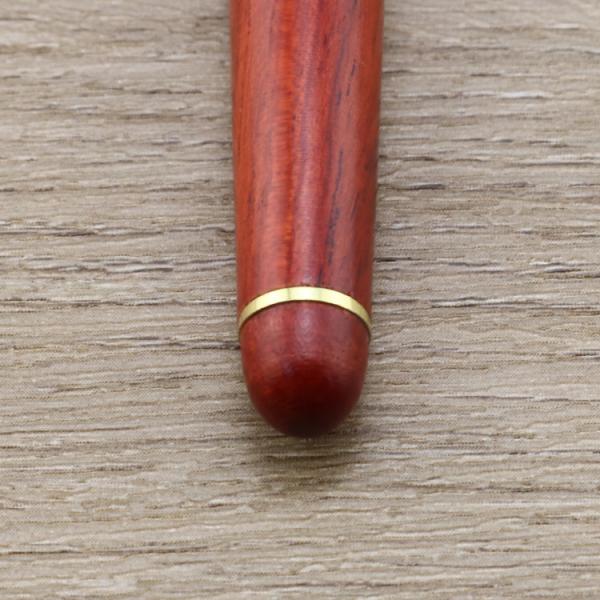 Red Sandalwood Luxury Roller Ball Pen 0.5mm Business Roller Pen With Gold Accessories