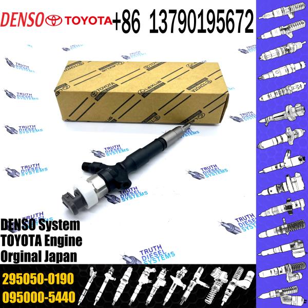 Injetor Common Rail 2950500190 295050 0190 Novo injetor diesel Assy 295050-0190 para Toyota