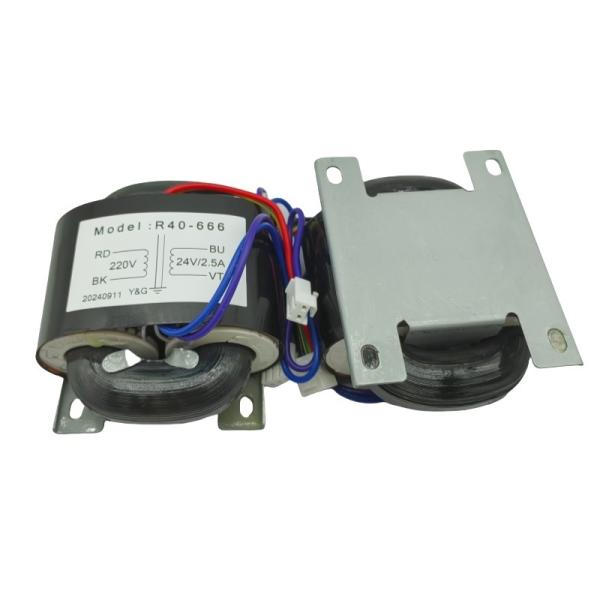 Transformador de potencia R-Core personalizado 50W 60W para dispositivos de audio