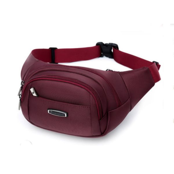 Multi-functional large-capacity outdoor sports Oxford cloth cash mobile phone waist bags