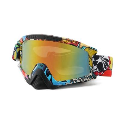 Óculos de proteção high-density de Off Road, lente à prova de explosões do PC dos vidros do motocross
