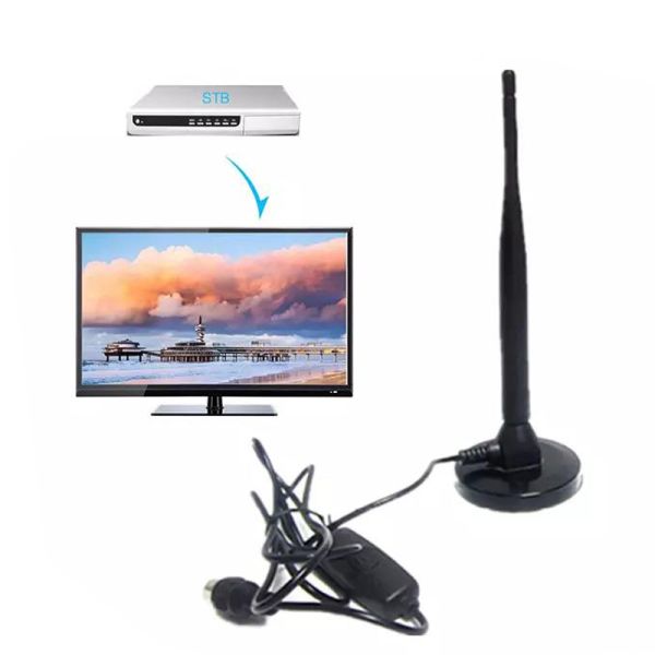 Melhor Vhf HDTV Uhf Antenna de TV Digital com Amplificador de Caravana Aérea de Longo Alcance