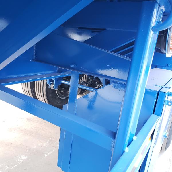 40 Feet 60 Ton Used Tri Axle Flatbed Semi Trailers For Sale