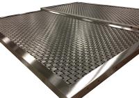 Tipo rígido el panel de la malla de la armadura de malla del taxi de elevador con el marco de encargo del aluminio de V