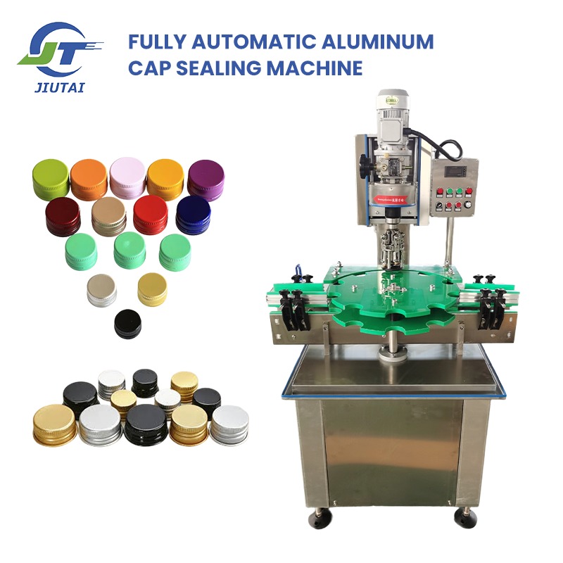 High Speed Fully Automatic Multi-Functional Aluminum Caps Crown Caps PT Caps Capping Sealing Machine for Glass Bottle