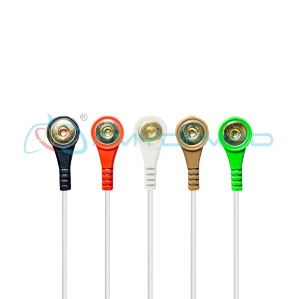 Philips Newtech 5 Lead Ecg Cable Round 12P Customizable With Tpu Jacket