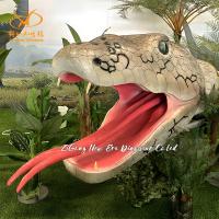 Simulation d'animaux effrayants serpent pour le parc zoologique et les événements à thème animal