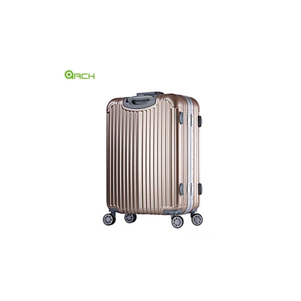 Fashionable ABS PC Trolley Travel Luggage With Aluminum Frame