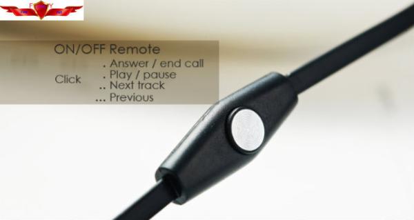 New 3.5MM Wired 1.2M High Stereo Sound Quality Earphone With MIC For Samsung Multi Color