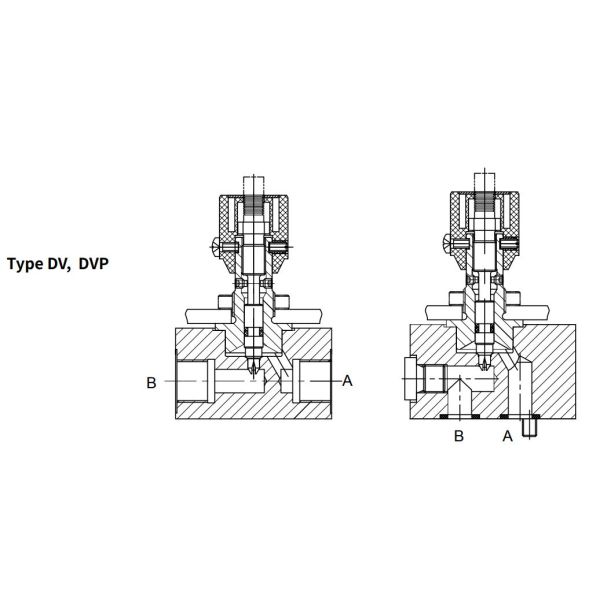 Variable Hydraulic Flow Valve In Line 375 L/min threaded 350Bar NG6-30 DV(P)