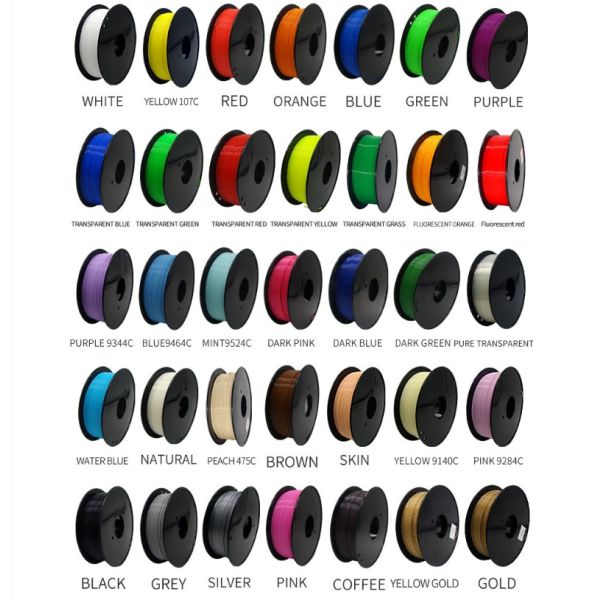 PINRUI 50 Types 45 Colors 1.75mm 2.85mm 3mm ABS PLA 3D Printing Filament Plastic Rods for 3D Printer