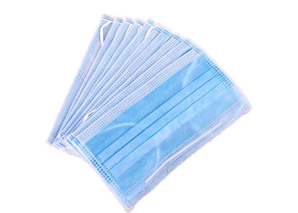 Blue Color Disposable Medical Mask 3 Ply Anti Virus For Wearing During Surgery