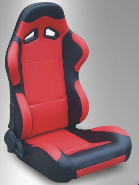 Red Black Sport Racing Seats With Single Or Double Slider Simple Installation