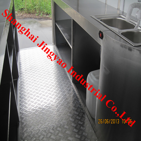 Mobile Food Truck with Cotton Candy Machine and Cart 2300*1650*2300mm Voltage 220V