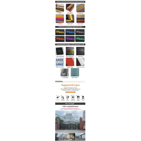 Hanhong Taille personnalisée bijoux rouges carton papier boîte à manches pour le collier de bracelet