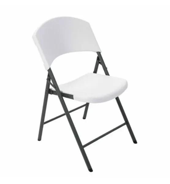 Wedding HDPE Folding Chair White Plastic Folding Chairs For Hotel Restaurant