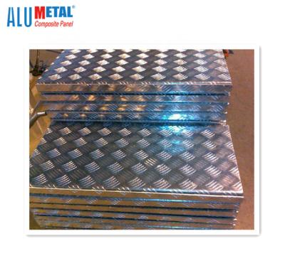 o favo de mel de alumínio dos painéis de assoalho 0.12mm do favo de mel de 1220mm A2 franco laminou os painéis