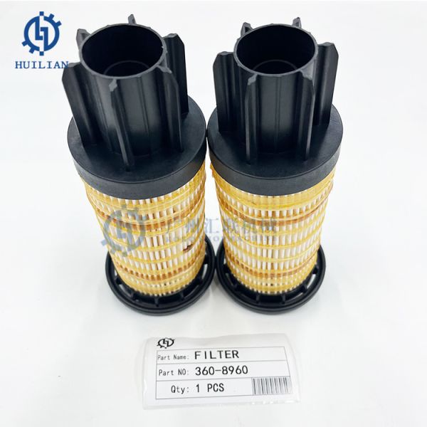 cat 360-8960 Excavator Spare Part Fuel Filter Replace for 3608960 Construction Machinery Excavator Engine Accessories Fuel Filter